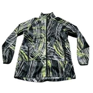 NWT LulaRoe Rise Determined Women's Lightweight Jacket- Black, White, Green 3XL